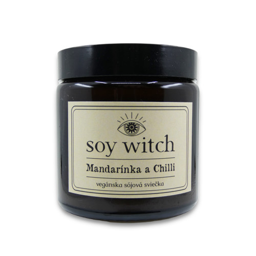 Sójová sviečka - Mandarínka a chilli 120ml
