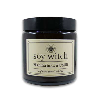 Sójová sviečka - Mandarínka a chilli 120ml