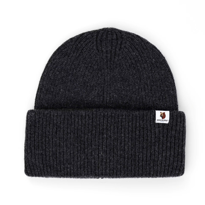 100% Merino vlnená čiapka Arctic - Antracitová