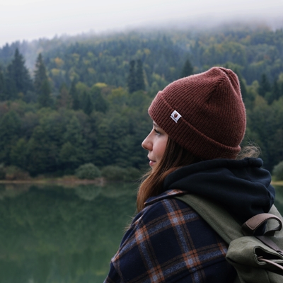 100% Merino vlnená čiapka WILD Rib knit - 6 farieb
