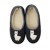 Čierne nízke vlnené papuče plstené - Lama [dámske]