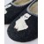 Čierne nízke vlnené papuče plstené - Lama [dámske]